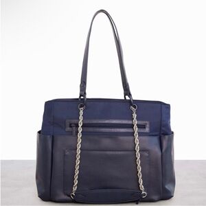 Elegant Navy Blue diaper bag